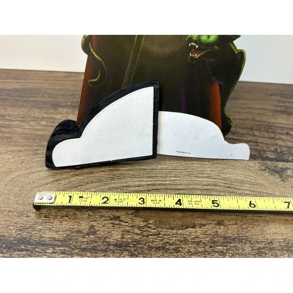 Vintage Halloween Paper Die Cut Witch Cat Bat Honeycomb Stand Beistle Company